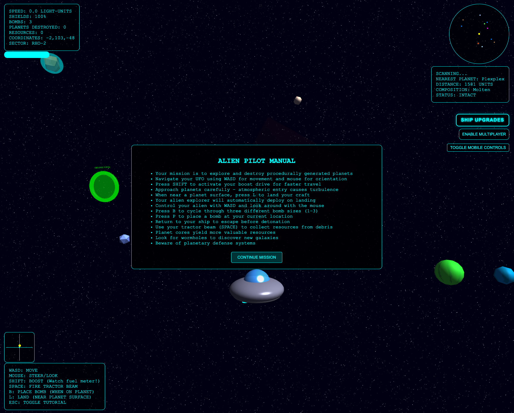 Cosmic Chaos: UFO Destroyer